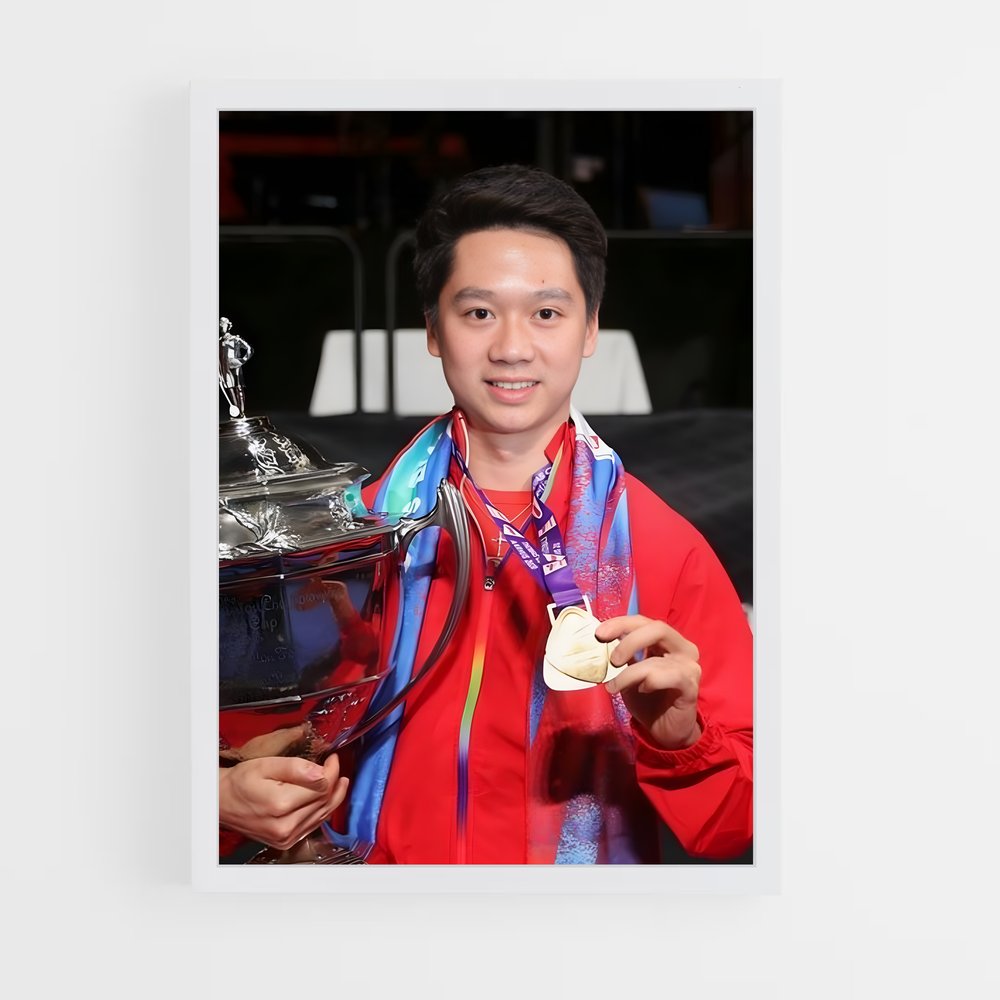 Poster Champion de la Passion – affiche Badminton (vue 3)